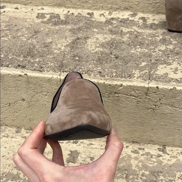 Franco Sarto Tan/black Wedge Shoes Suede - Picture 8 of 15